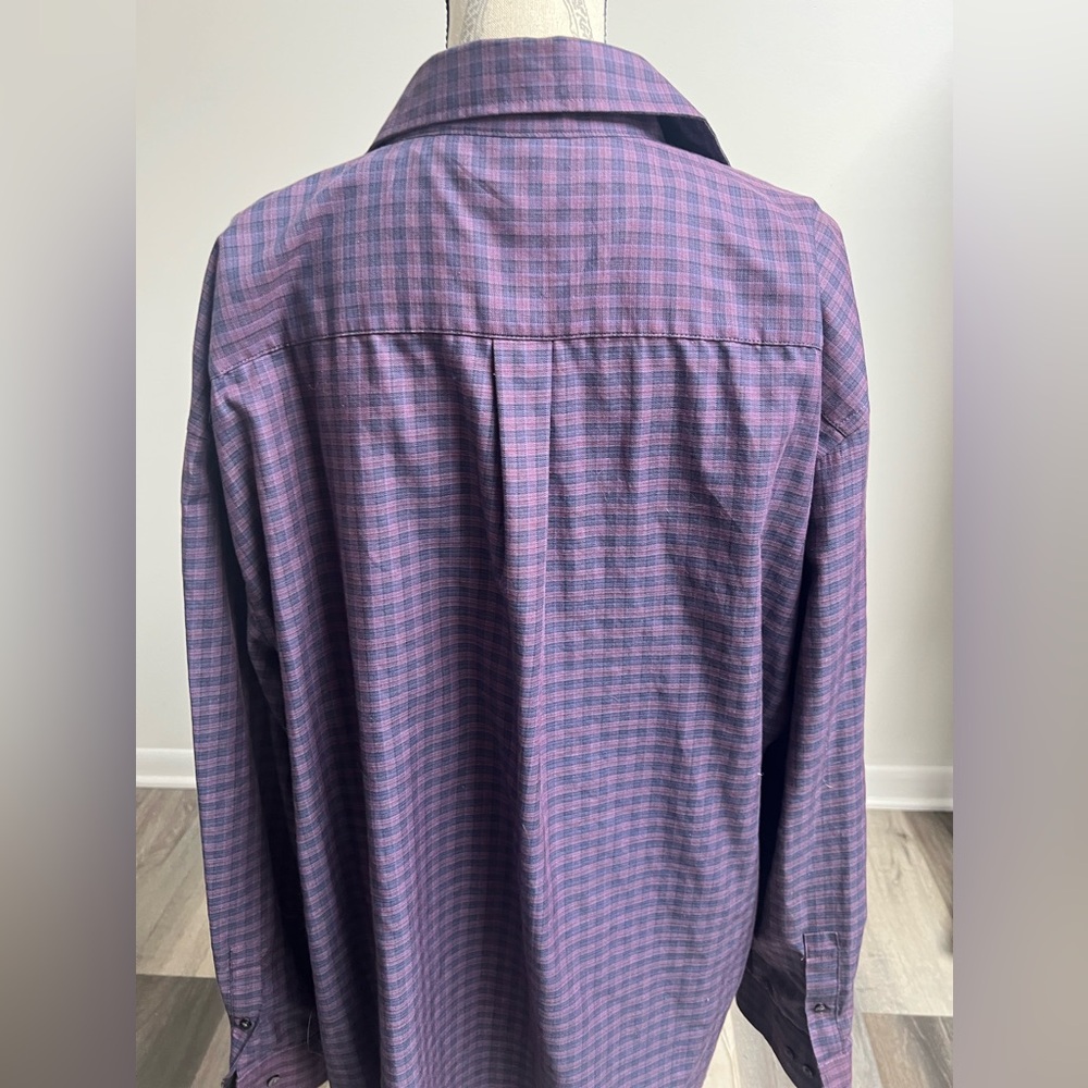 NWOT Men’s Purple Button-Down Shirt - Picture 3 of 13